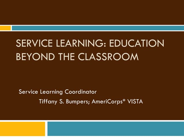 Service Learning