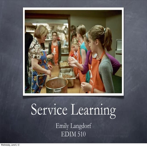 Service learning