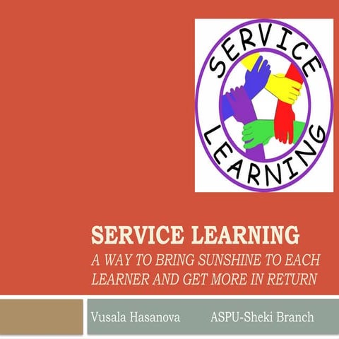 Service learning and its importance in education .pptx