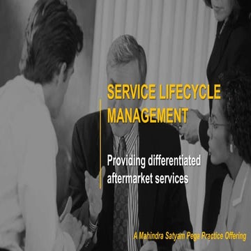 Service lifecycle management