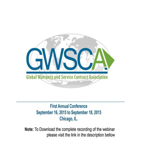 Service Management: Unify and streamline warranty, parts, support & service p...