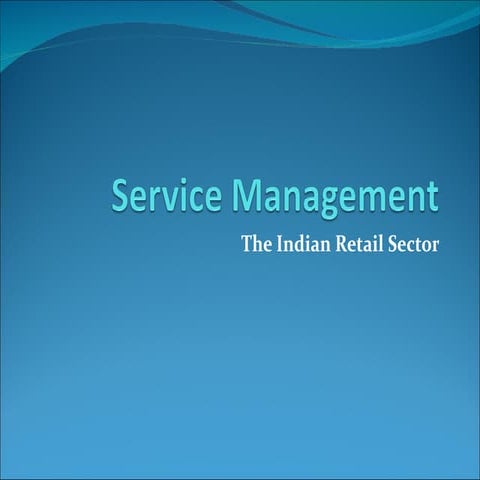 Service Marketing Management