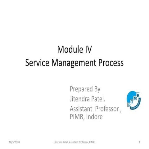 Service management process