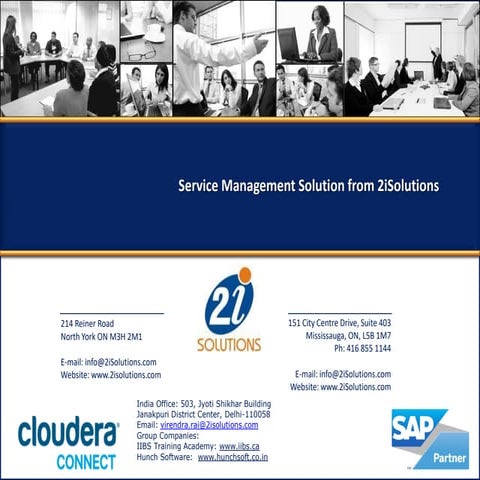 Service management solution from 2i solutions