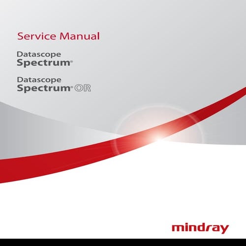 Service manual spectrum_datascope_spectr (1) | PDF