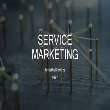 Service marketing