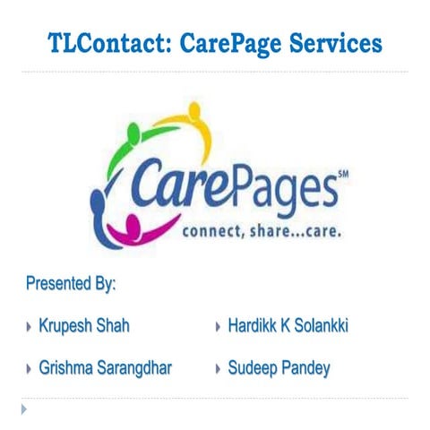 TL Contact Care Pages