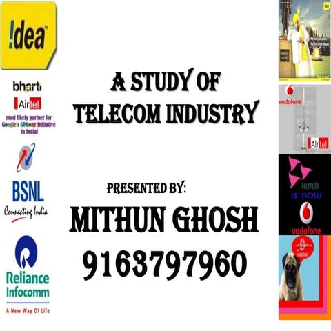 STUDY OF DATA CARD BY 5 TELOCOM COMPANY