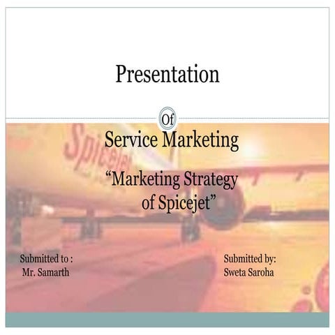 Service marketing ppt