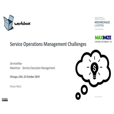 Service Operations Management Challenges