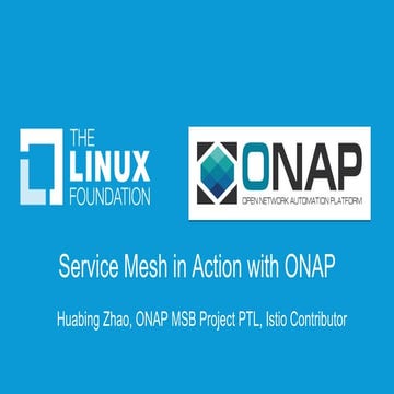 Service mesh in action with onap