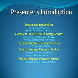Customer Services Ppresentation