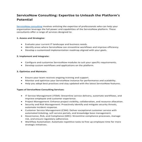 ServiceNow Consulting Expertise to Unleash the Platform's Potential.pdf