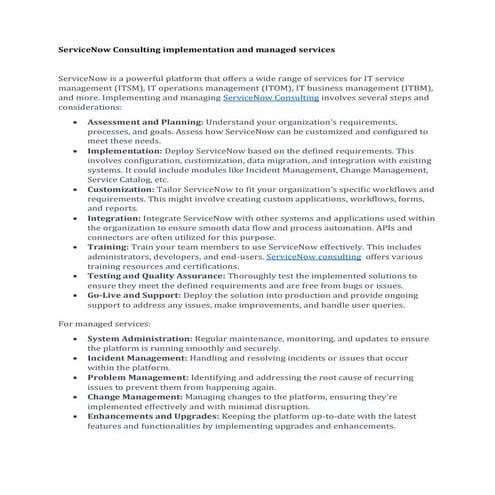 ServiceNow Consulting implementation and managed services.pdf