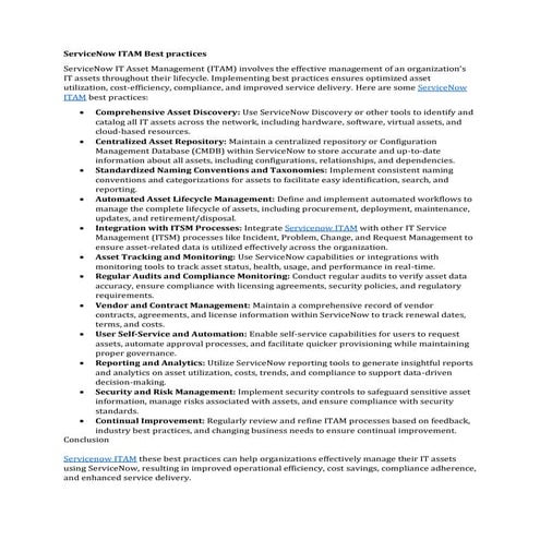 ServiceNow ITAM Best practices.pdf