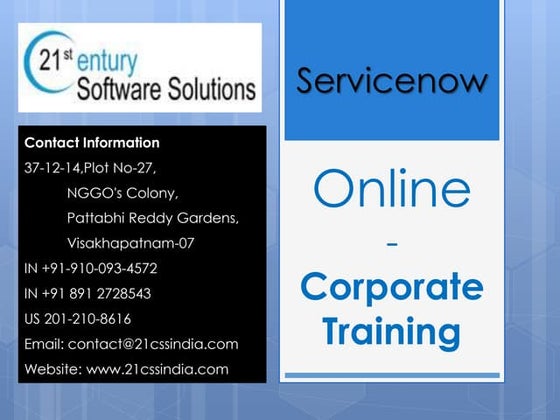 Servicenow ppt | PPT