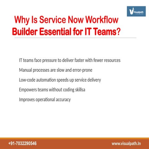 ServiceNow Course Online | ServiceNow Institute In Ameerpet