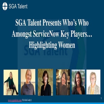 SGA Talent Presents Who's Who Amongst ServiceNow Key Players ...