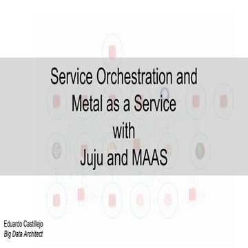Service orchestration and metal as a service with juju and maas