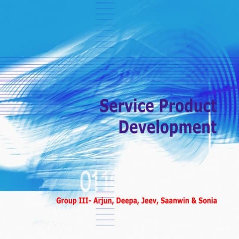 Service Product Development