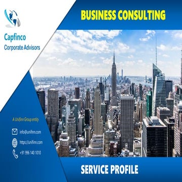 Management Consulting Services- Capfinco Corporate Advisors