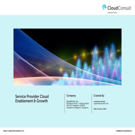 Service Provider Cloud Enablement and Growth