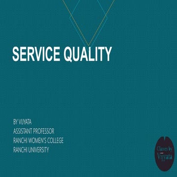 Service quality