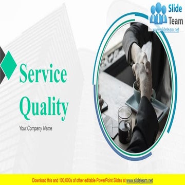 Service Quality PowerPoint Presentation Slides