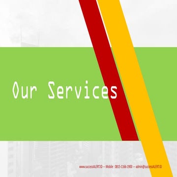 Success ALERT - Services