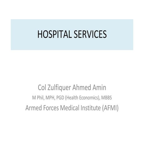 Services- Hospital.pptx