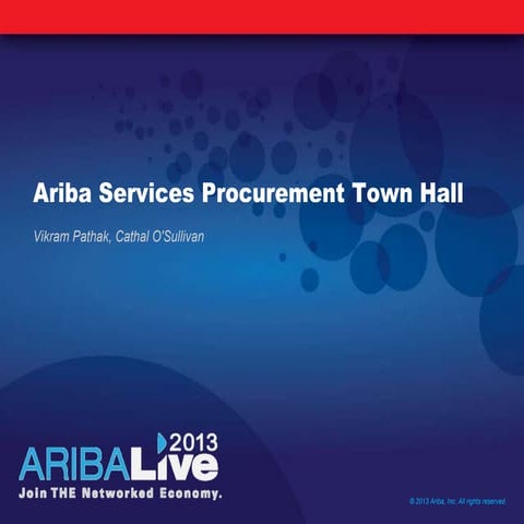 Services Procurement Town Hall
