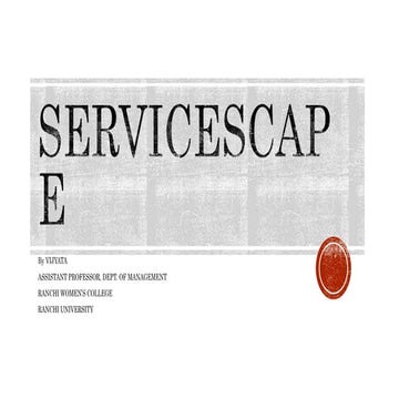 Servicescape