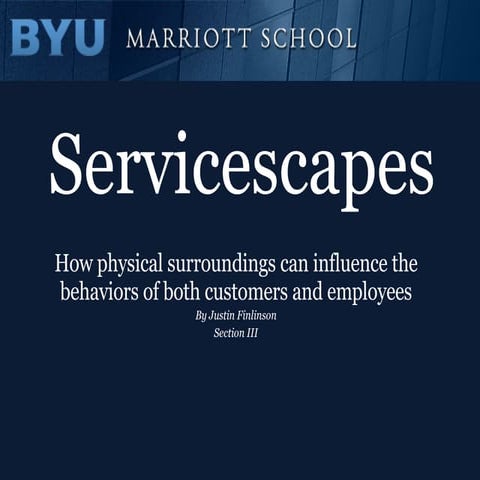 Servicescapes