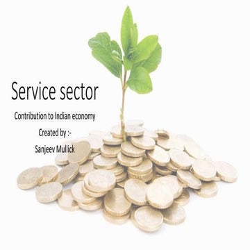 impact of Service sector on indian economy 
