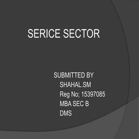 Service sector