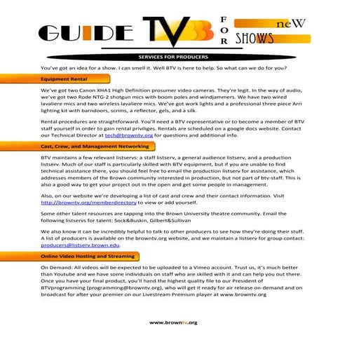 Full list of btv positions | PDF
