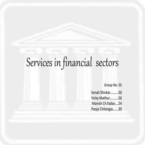 Services in financial  sectors.pptx