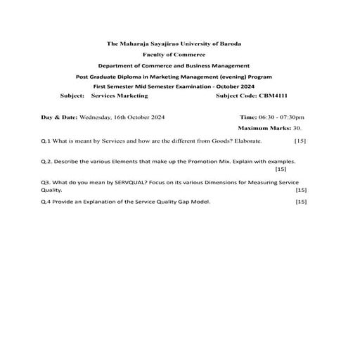 Services marketing question paper  (1).p