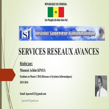 SERVICES RESEAUX AVANCES