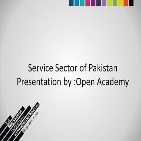 Services sector pakistan