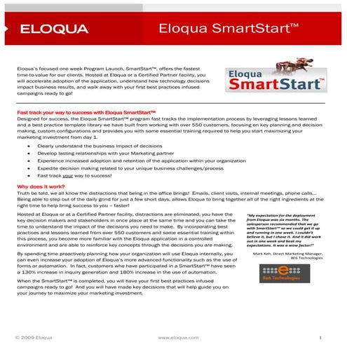 Services smart start_datasheet