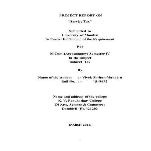 Service tax-Negative list