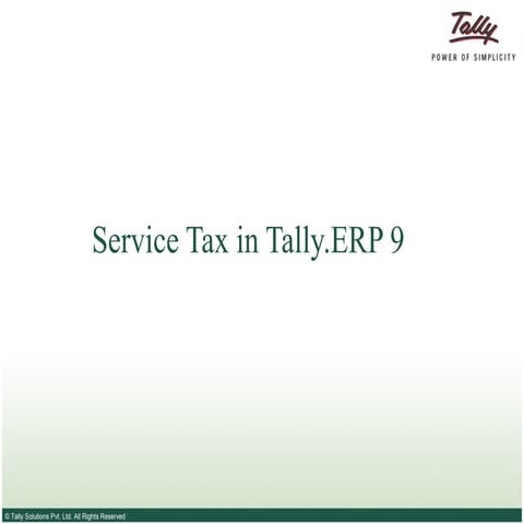 Service tax