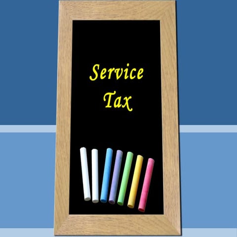 Service tax   ppt (finance act 2008)
