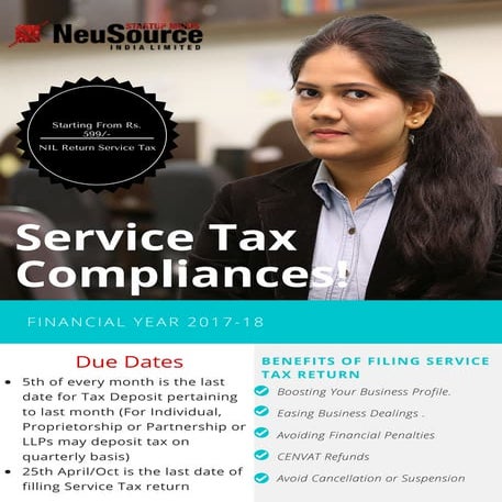 Service tax compliances
