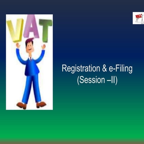 VAT-e-Sugam, C Form auto Generation & Service Tax Registration & e-Filing