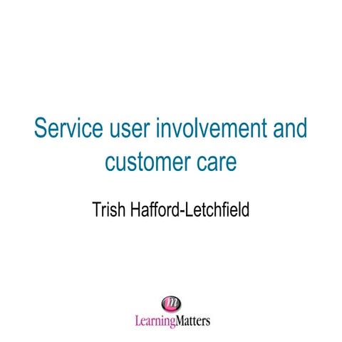 Service User Involvement | PPTX