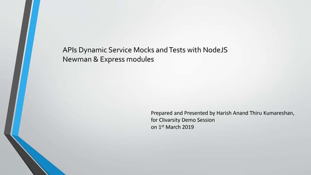 Service virtualization with npm modules updated