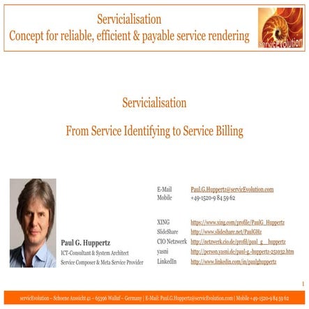 Servicialisation - From Service Identifying to Service Billing V01.02.00