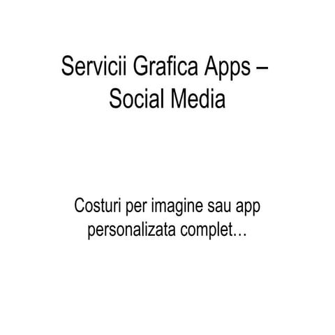 Servicii Grafica Social Media